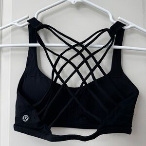 lululemon athletica Black ‘Free to Be Bra - Wild’ Sports Bra